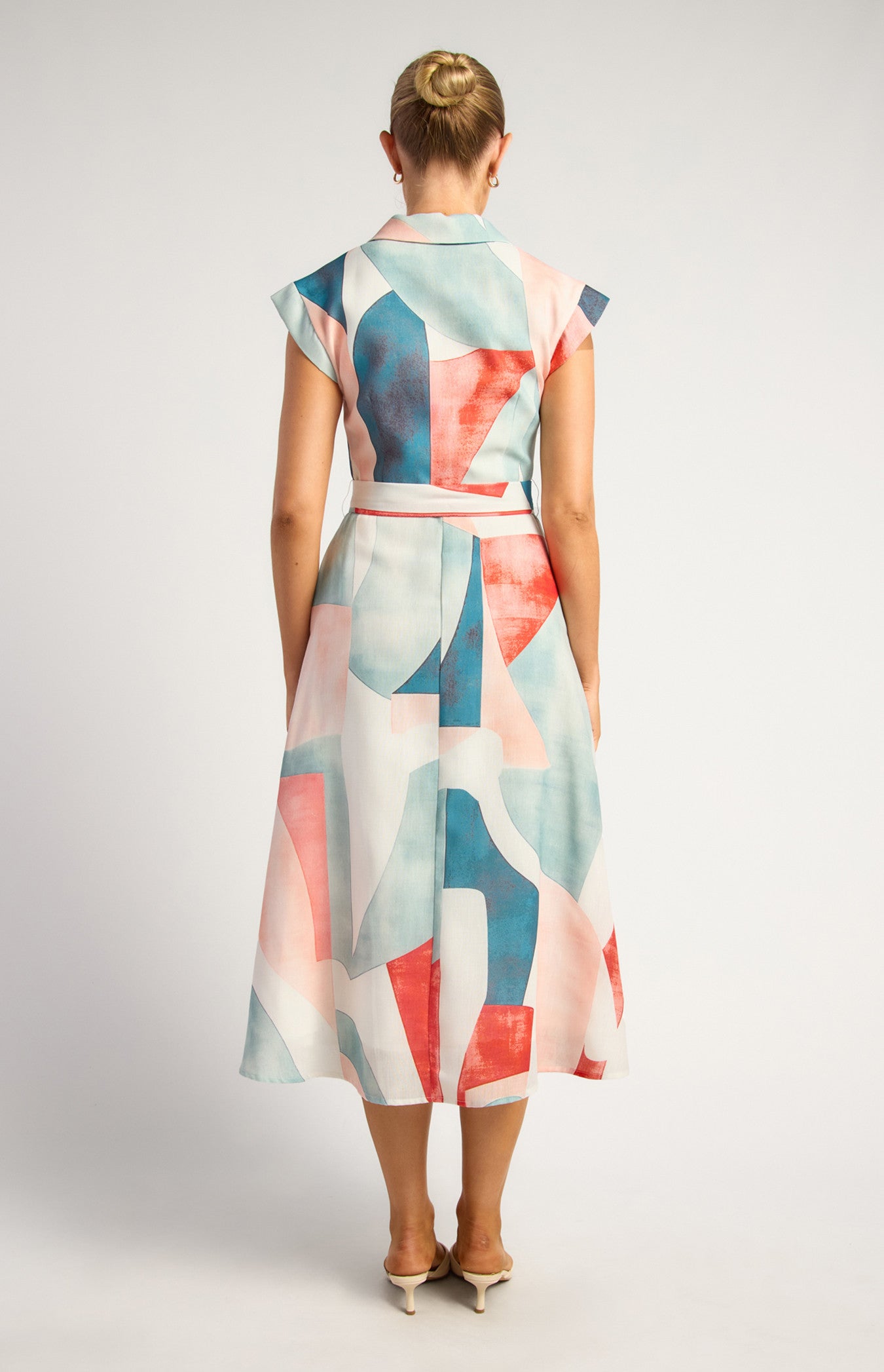 Sienna Abstract Midi Dress
