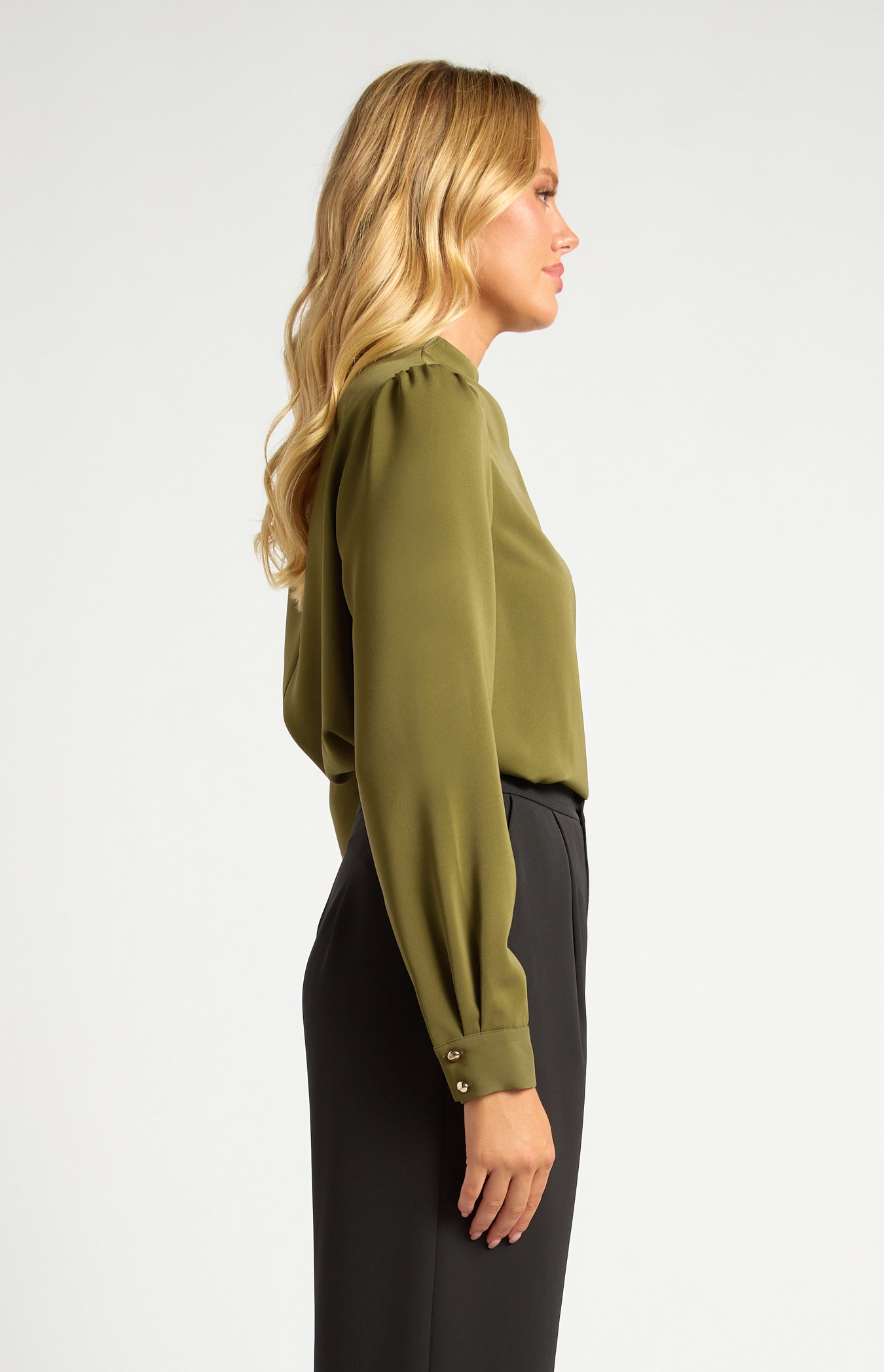 Willow Olive Blouse