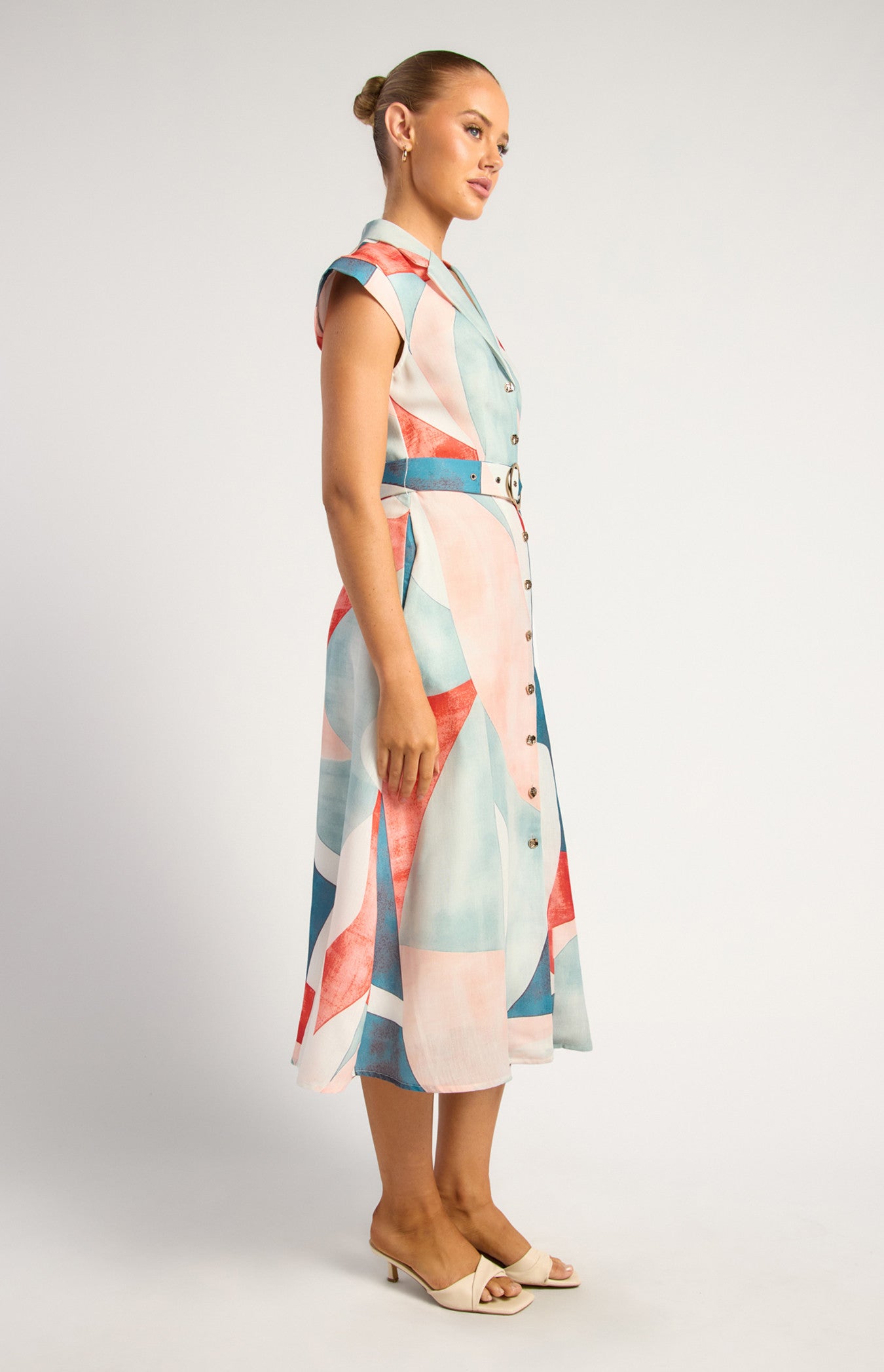 Sienna Abstract Midi Dress
