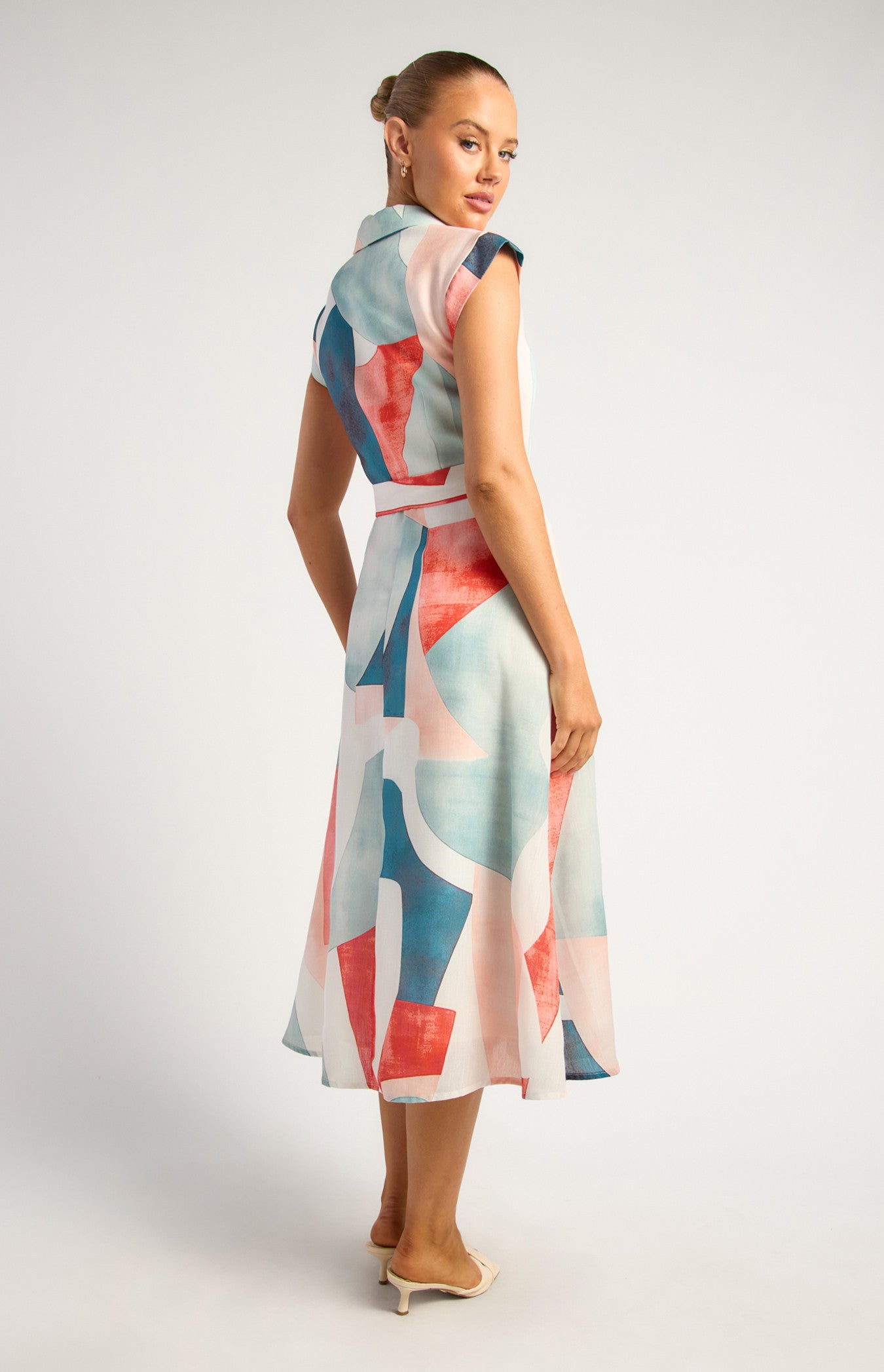 Sienna Abstract Midi Dress