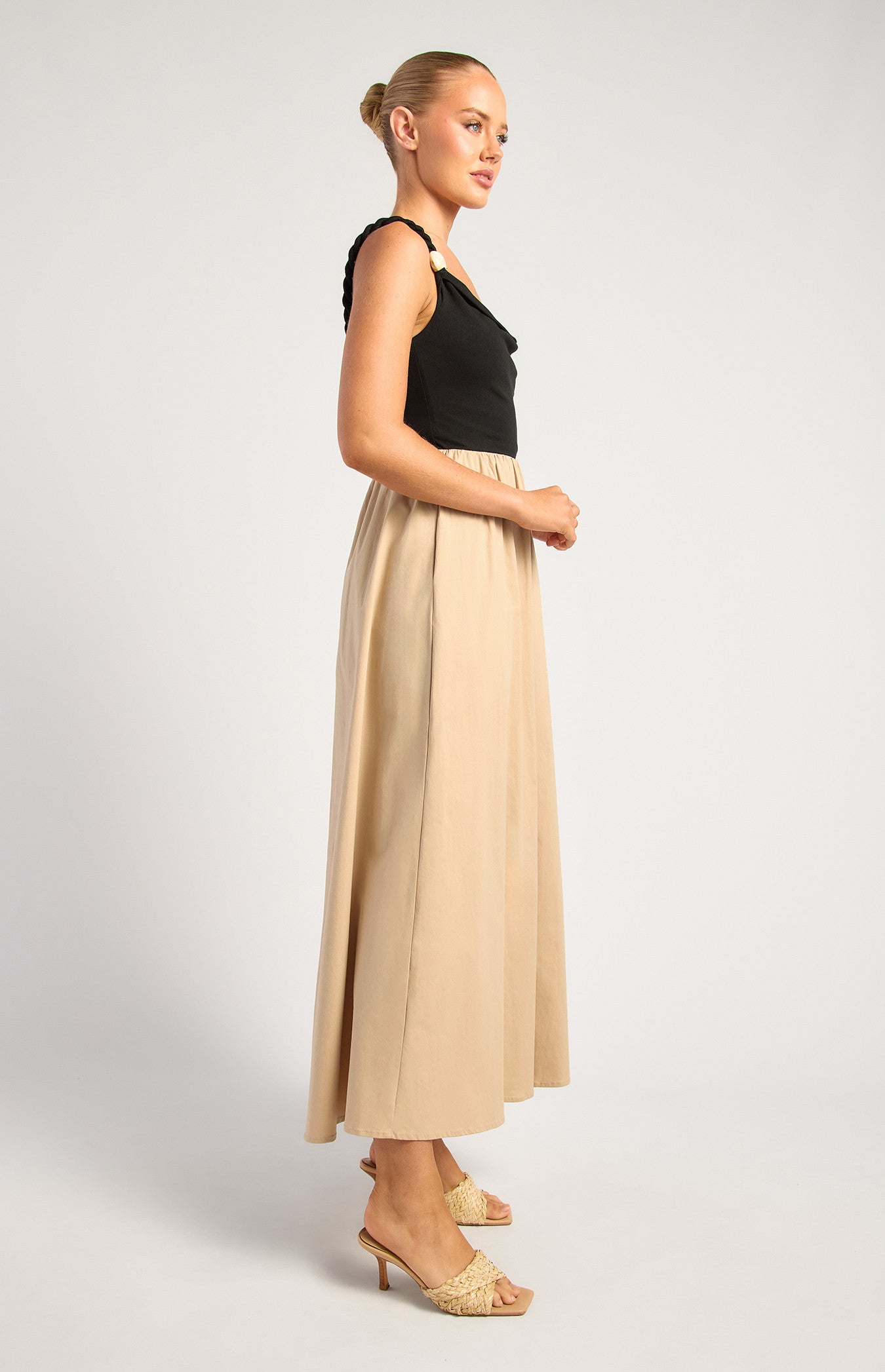 Luna Marble Midi Dress